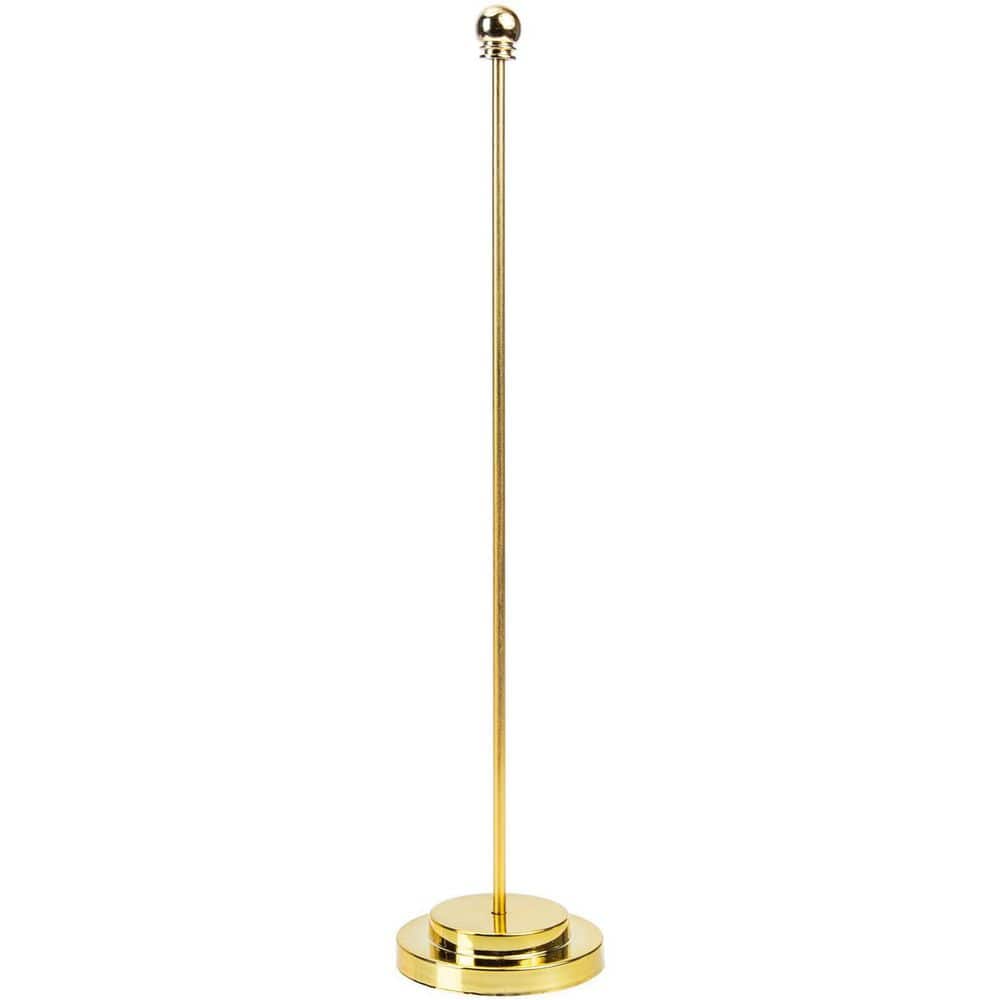 12.99 in. Adjustable Metal Flagpole Flag Display Holder Universal Nail-Free Stable Round Base for Indoor Outdoor price history on PriceWatchPro