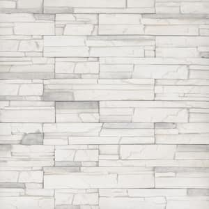 Bayside Veneto Snow Ledger 9 in. x 19.5 in. Textured Cement Concrete Look Wall Tile (240 sq. ft./Pallet)