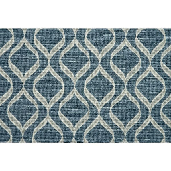 Natural Harmony Sublittoral Denim Custom Rug with Pad