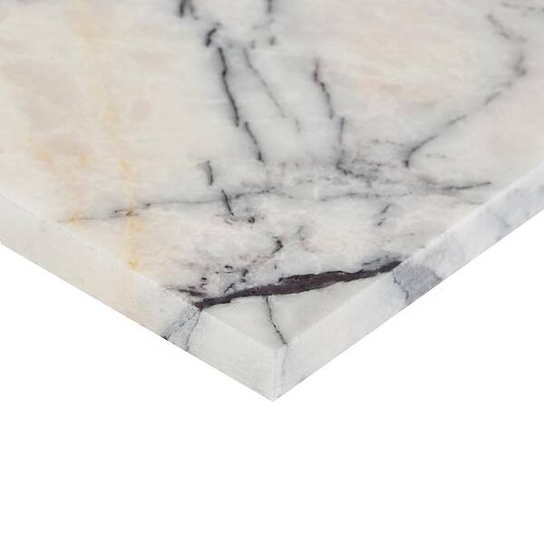 Ivy Hill Tile Sangria White 4 in. x 0.5 in. Polished Marble Ivy Hill Tile Sangria White 4 in. x 0.5 in. Polished Marble