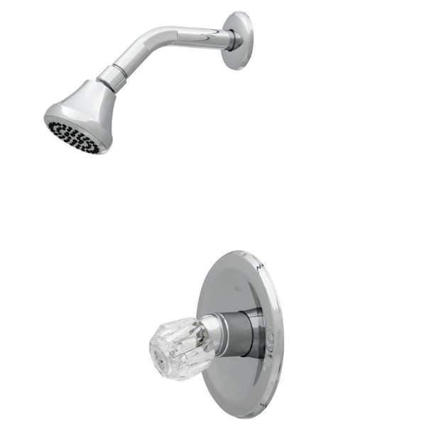 Single Handle 1 Spray Shower Faucet, Shower Hose Attachment For Bathtub Faucet Home Depot