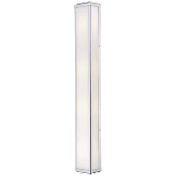 4-Light Polished Nickel Bath Light