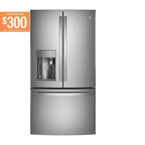 Profile 22.1 cu. ft. French Door Refrigerator with Kuerig K-Cup in Fingerprint Resistant Stainless Steel, Counter Depth