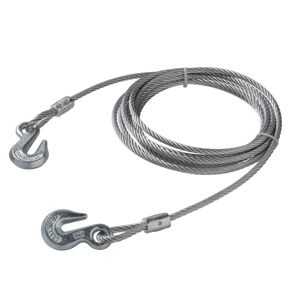 Everbilt 5/16 in. x 20 ft. Galvanized Uncoated Steel Wire Rope