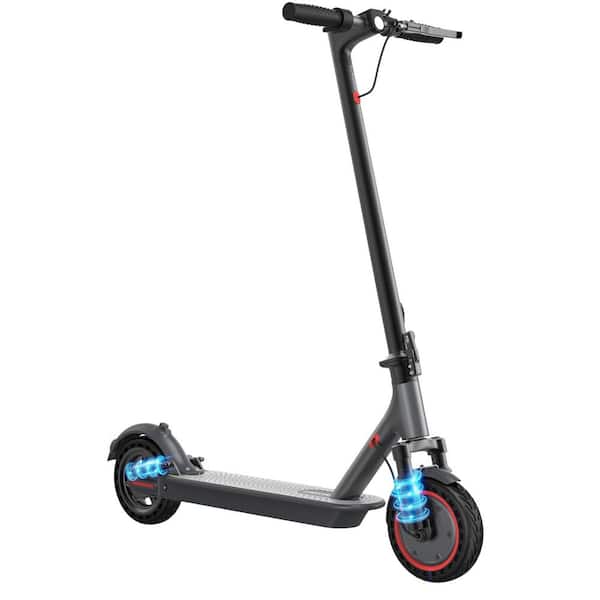 2-Wheel Electric Scooter with 8.5 in. Honeycomb Rubber Tires for Adults, Folding E-Scooter with Dual Suspension