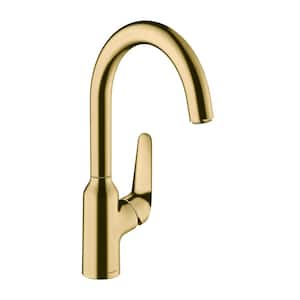 Focus N 1-Handle Bar Faucet in Brushed Gold Optic