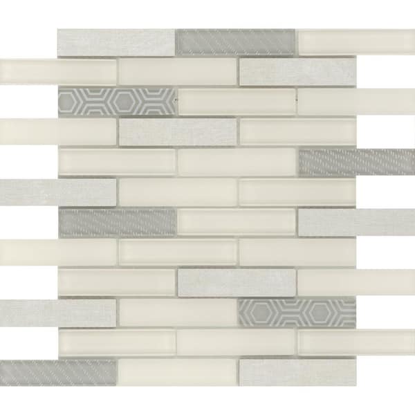 EMSER TILE Volare Cieli 11.73 in. x 11.73 in. x 7mm Glass Mesh-Mounted Mosaic Tile (0.96 sq. ft.)