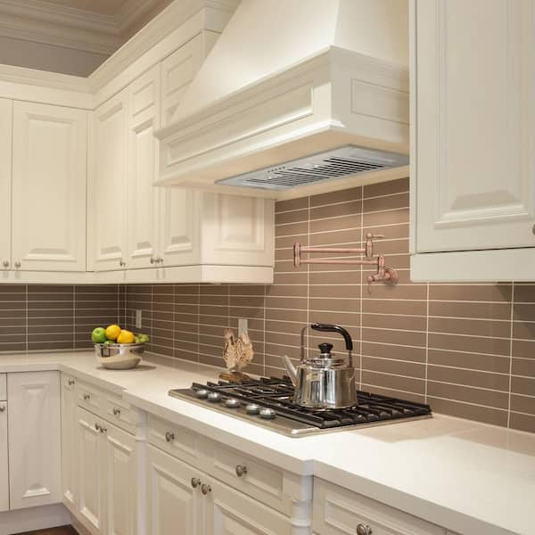 Range Hood Insert/Built-In 30 in. Ultra Quiet Powerful Vent Hood with LED Lights, 3-Speeds, 600 CFM, Stainless Steel