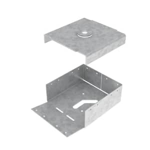 6 in. x 6 in. G90 2-Sided Post Anchor Base