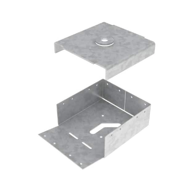 MiTek 6 in. x 6 in. G90 2-Sided Post Anchor Base