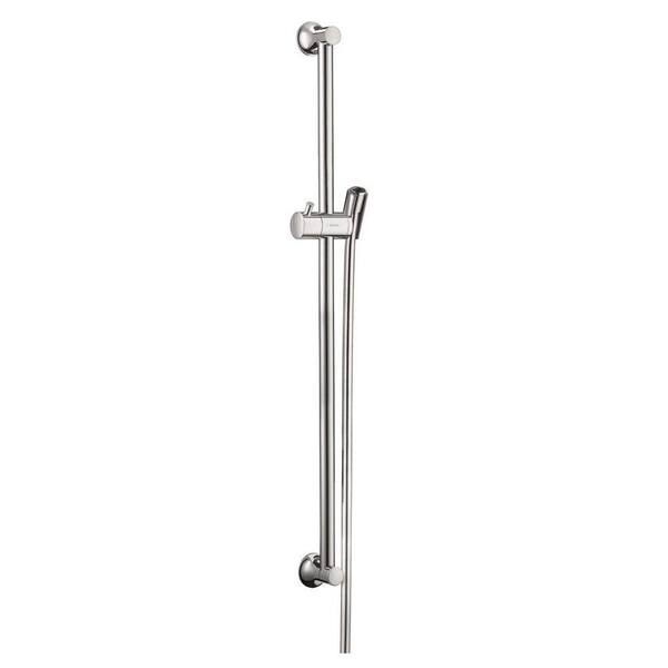 Hansgrohe Unica Wallbar Classic 24 in. in Chrome
