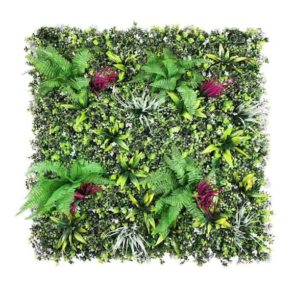Artificial Plant Wall Fence Greenery Panel Decor Foliage/Hedge Green Grass  Mat 
