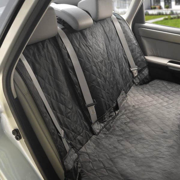 WAGAN Tech 12 Volt Heated Seat Cushion Polyester 17 12 x 36 Black