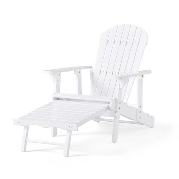 grossag Natural Folding Acacia Wood Outdoor Adirondack Chair with Fade ...