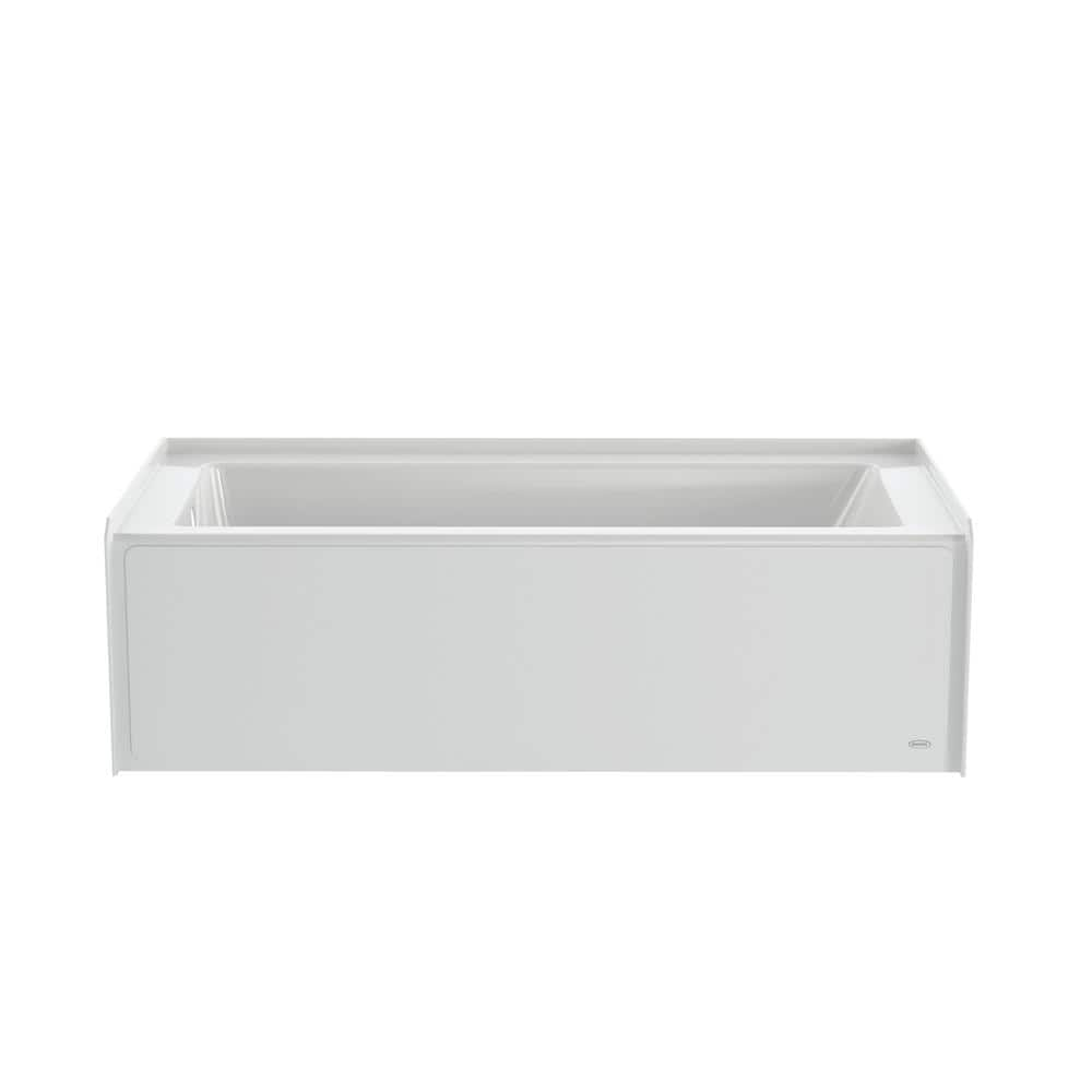 Jacuzzi PROJECTA 66 in. x 32 in. Skirted Whirlpool Bathtub with Heater ...