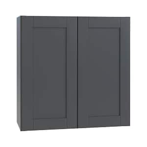 Richmond Venetian Onyx Plywood Shaker Stock Ready to Assemble Wall Kitchen Cabinet Sft Cls 36 in W x 12 in D x 36 in H