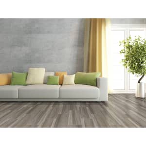 Ansley Amber 8 in. x 24.5 in. Matte Ceramic Wood Look Floor and Wall Tile (12.15 sq. ft./Case)