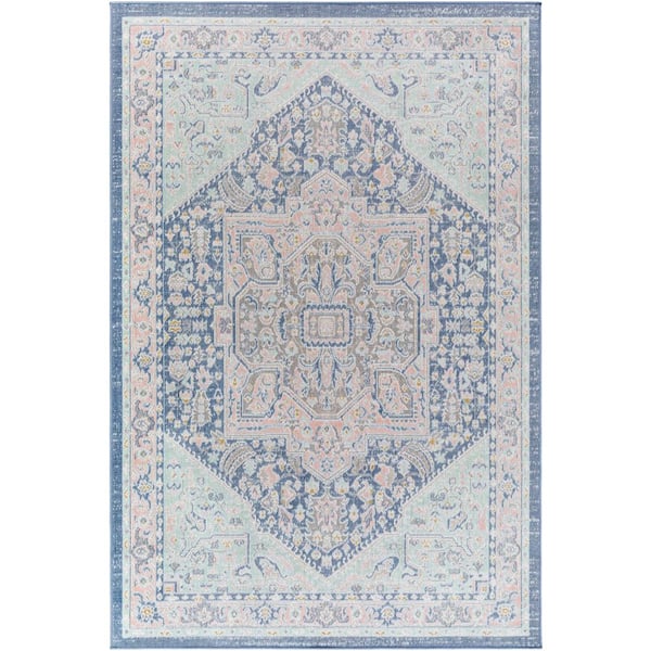 Artistic Weavers Salma Navy 5 ft. x 8 ft. Traditional Indoor Area Rug