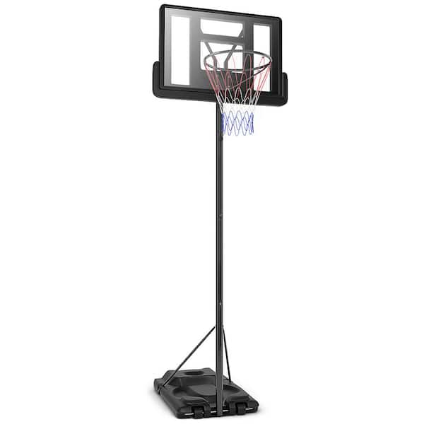 Costway Kids Basketball Hoop Portable Backboard System with Adjustable  Height Ball Storage