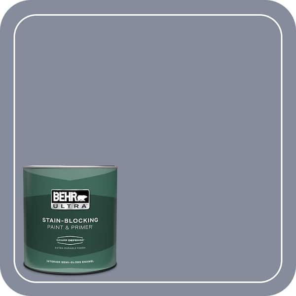 BEHR ULTRA 1 qt. #MQ5-12 Applause Please Extra Durable Semi-Gloss Enamel Interior Paint & Primer