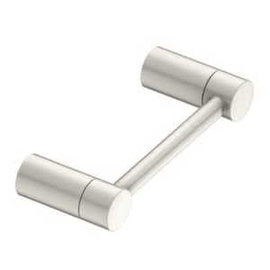 Align Pivoting Double Post Toilet Paper Holder in Brushed Nickel
