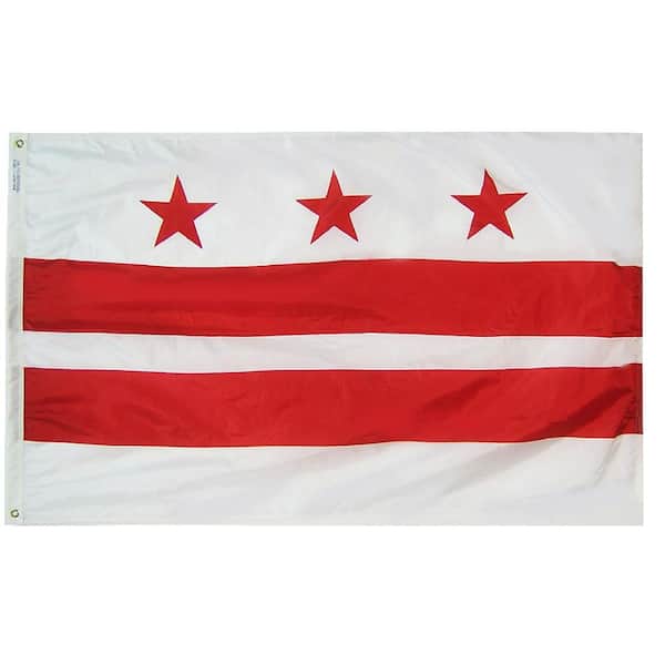 Annin Flagmakers 3 ft. x 5 ft. District of Columbia Flag