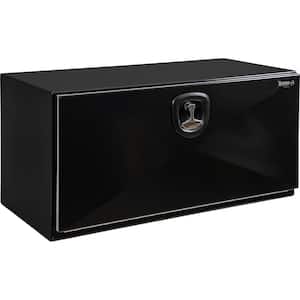 30 in. Pro Series Black Steel Underbody Truck Box with Die Cast Compression Latch