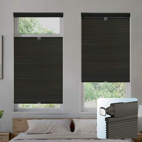 ルナティックドーン for Windows95 twin packs Perfect Lift Window Treatment EZ Grip No Drill No Tool Black