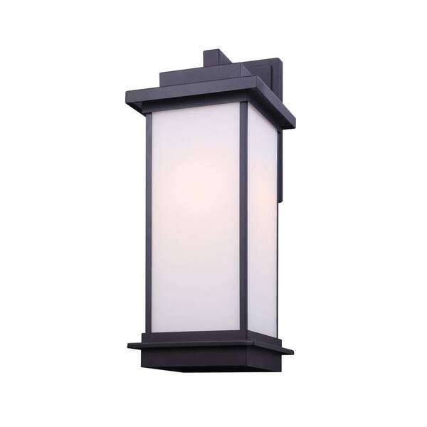 Canarm Akello 1 Light Matte Black Outdoor Wall Sconce Iol471bk The Home Depot Canarm Akello 1 Light Matte Black, Canarm Outdoor Lighting