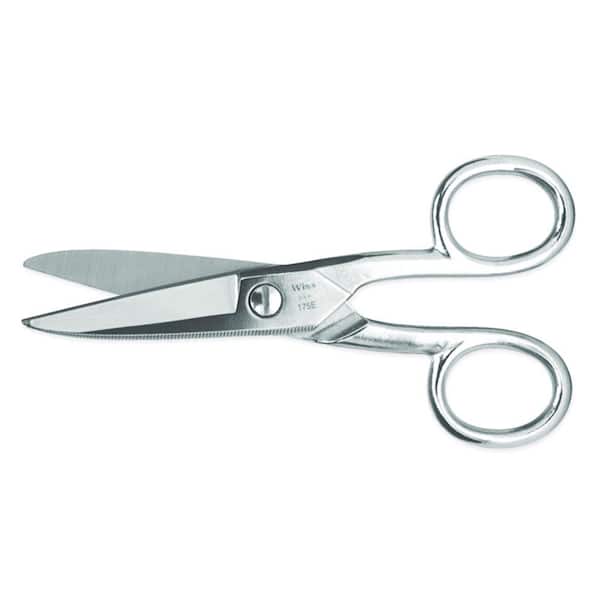 Crescent Wiss 5-1/4 in. Smooth Blade Electrician's Scissors