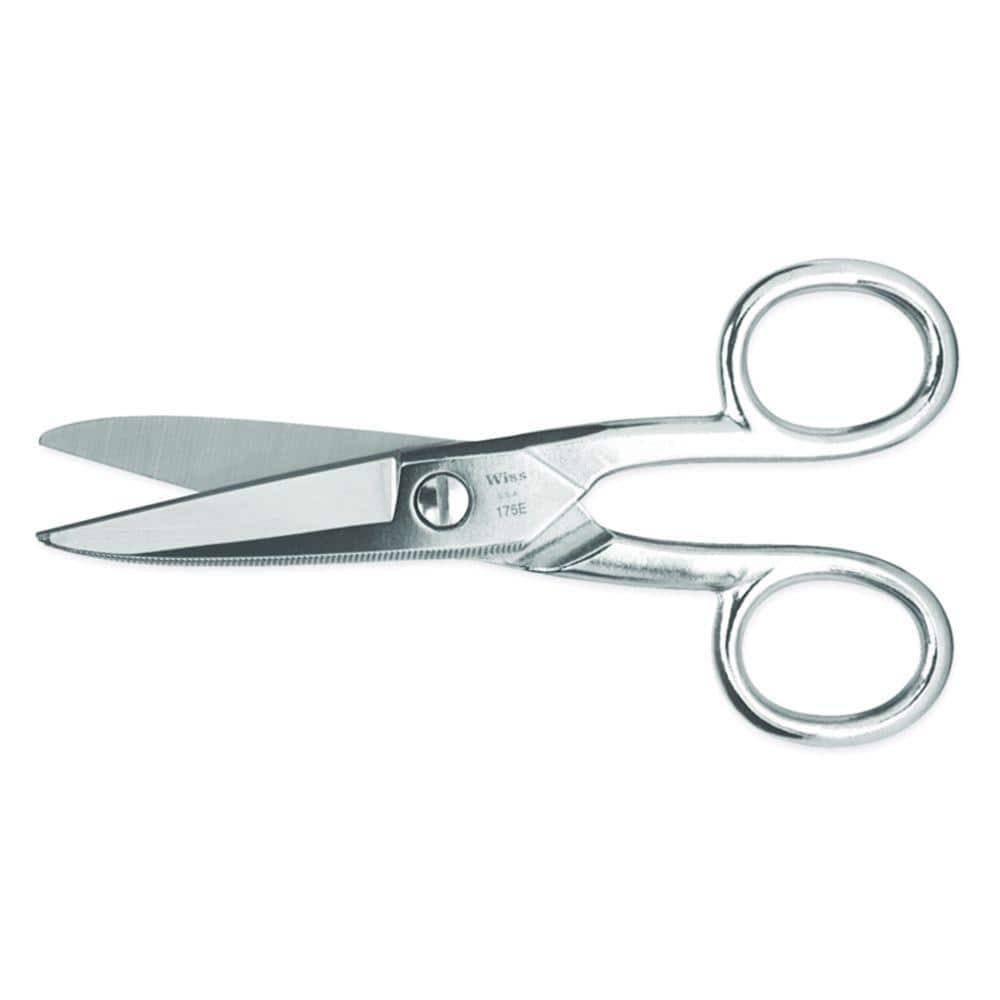 WISS ELECTRICIANS SCISSORS 175E5V SOLID STEEL 5 ¼ “ NEW 