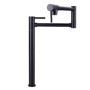 Freage Deck Mount Pot Filler Faucet with 2 Handle in Oil Rubbed Bronze