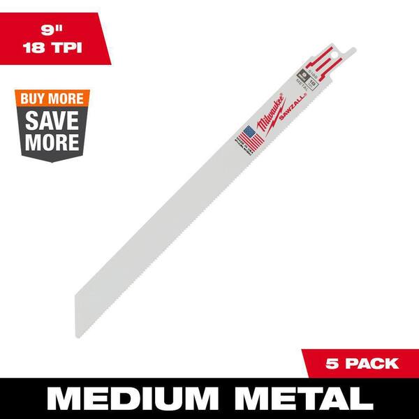 Milwaukee 9 in. 18 TPI Medium Metal 