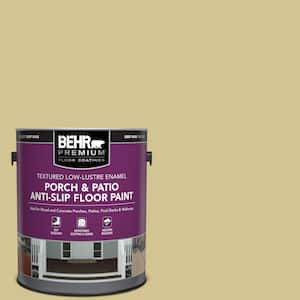 1 gal. #M310-4 Almondine Textured Low-Lustre Enamel Interior/Exterior Porch and Patio Anti-Slip Floor Paint