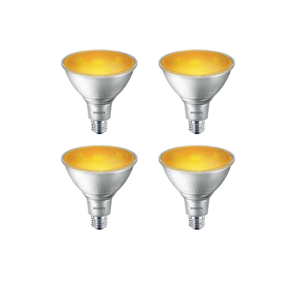 10 PACK  # 555 LED LAMP CLEAR FLAT TOP  IN  YELLOW 