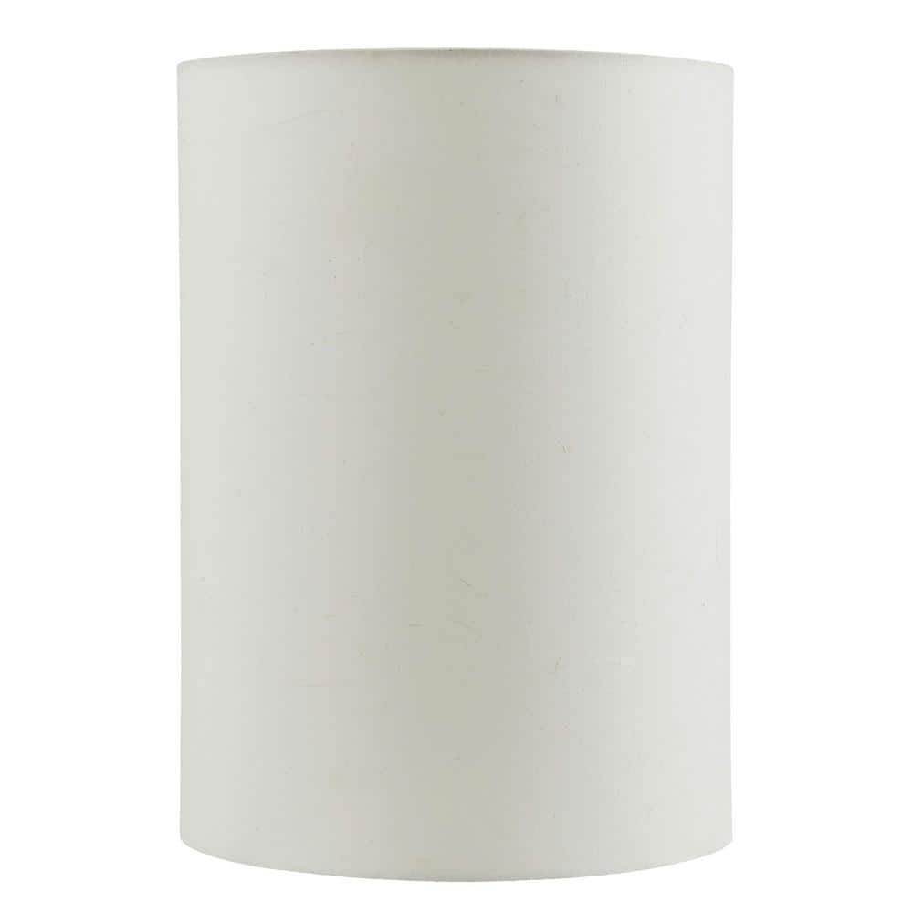 Off-White Dragon Paper Drum Lamp Shade, 8" x 11"