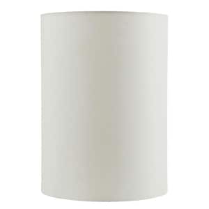 8 in. x 11 in. Off White Drum/Cylinder Lamp Shade