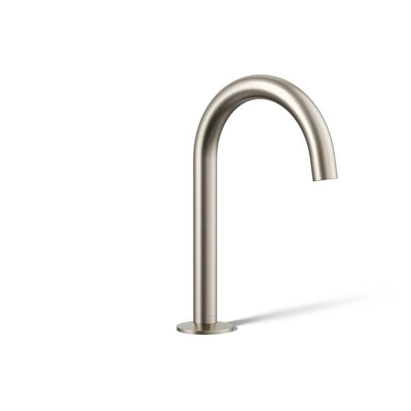 KOHLER Components Bathroom Sink Spout with Tube Design in Vibrant Brushed Nickel