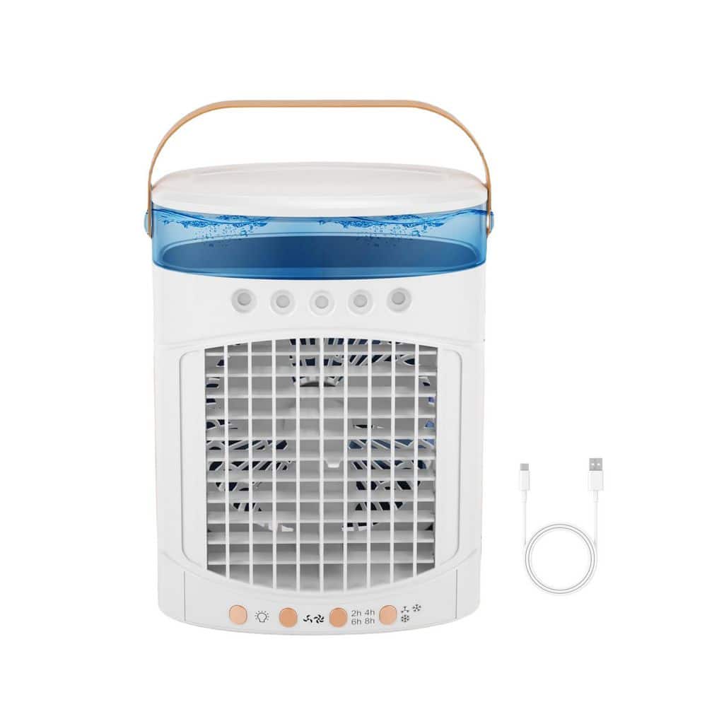Adrinfly Portable Air Conditioner Cools Small Areas Sq. Ft. with