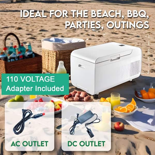 Equator 0.7 cu.ft. Portable Casters Rolling Fridge-Freezer Frost