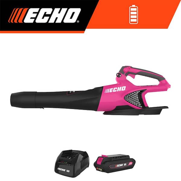 56V 151 MPH 526 CFM Limited Edition Pink Cordless Battery Powered Handheld Leaf Blower with 2.5Ah Battery and Charger