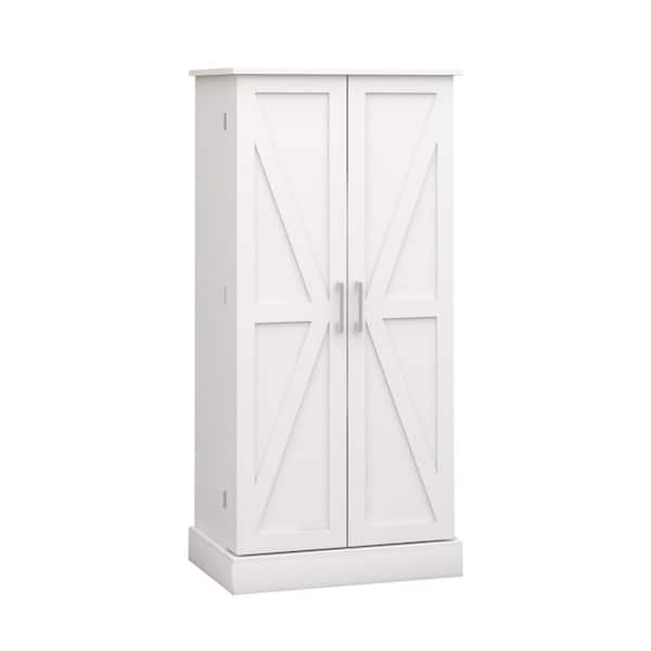 Unbranded 23.62 in. W x 15.75 in. D x 50 in. H Bathroom White Linen Cabinet
