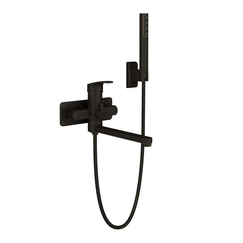 PULSE Showerspas Niagara Wall Mounted Tub Filler in Oil Rubbed Bronze ...