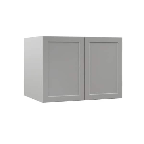 Designer Series Melvern Assembled 33x24x24 in. Wall Kitchen Cabinet in Heron Gray
