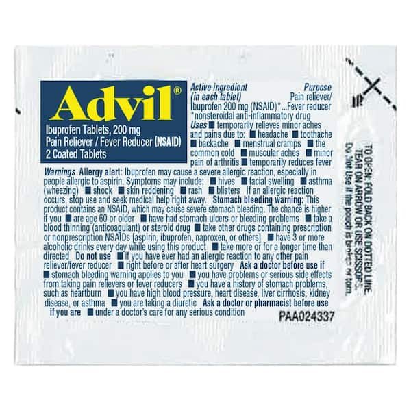 Advil Menstrual (40 Count) Pain Reliever / Fever Reducer Tablet, 200mg  Ibuprofen Sodium, Menstrual Cramps, Temporary Pain Relief 