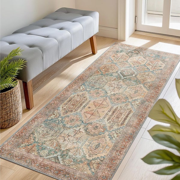 Aetherion Amber 2 ft. x 10 ft. Indoor Area Rug