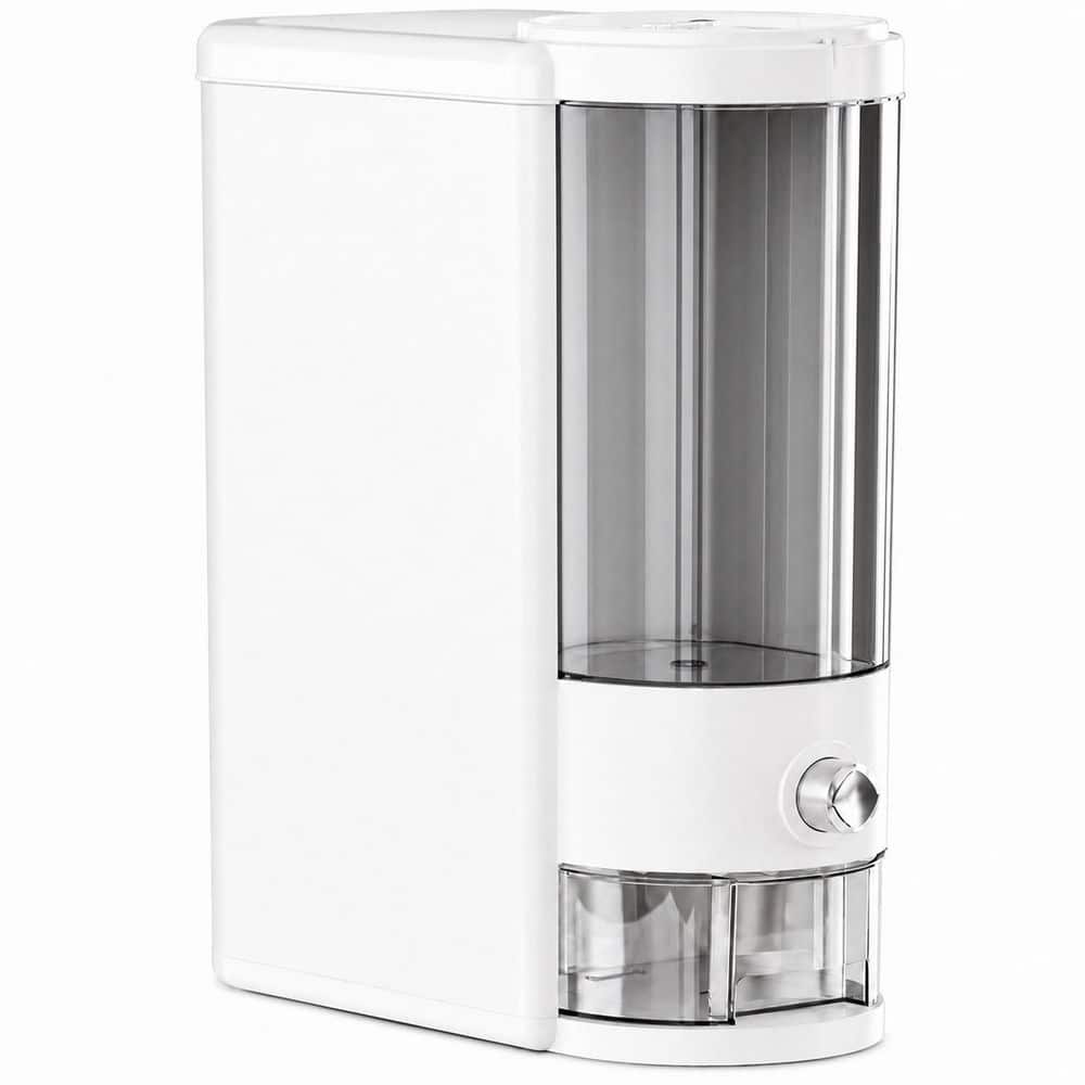 White Plastic Rice Storage Container with Measuring Cup, Built-In Fresh Box and Lid for Pantry Organizer price history on PriceWatchPro