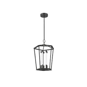 Delphine 22 in. 1-Light 21-Watt Urban Bronze Integrated LED Pendant Light