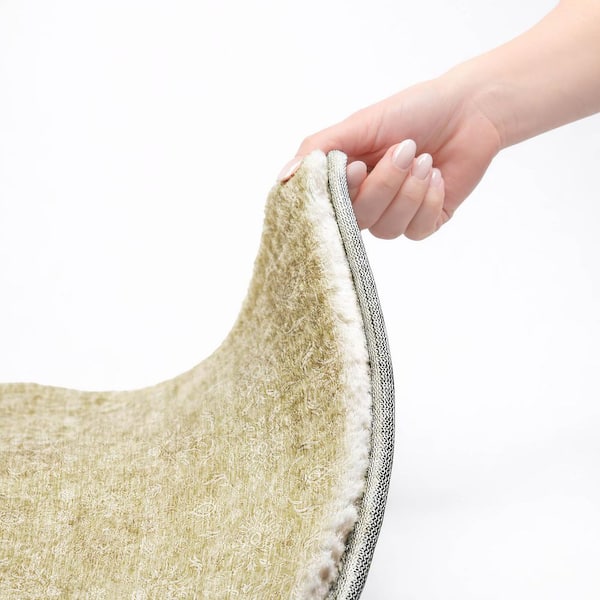 Dream Shag Premium Machine Washable Abstract ADS703 Beige 2 ft. x 3 ft. Accent Rug