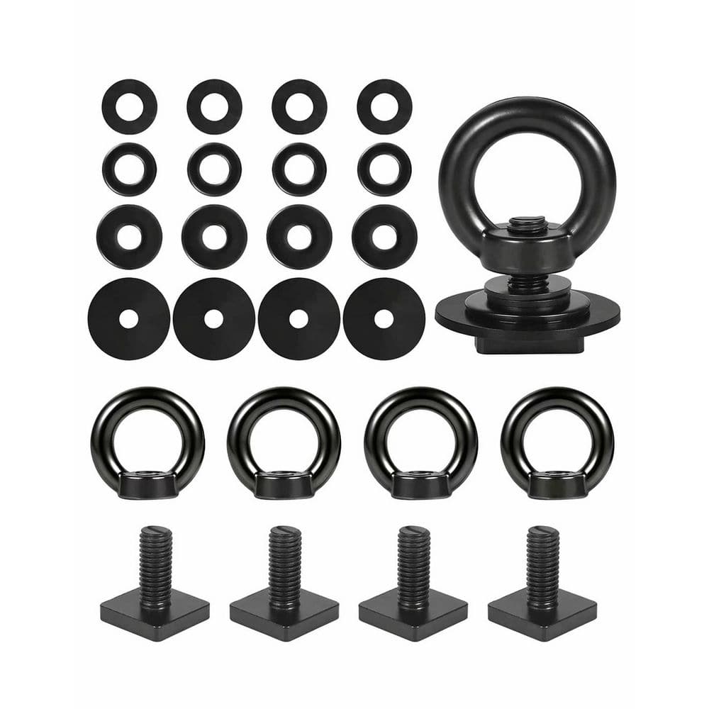 304 Stainless Steel M8 T Bolt Eye Nut Kit for Roof Rack Truck Bed Kayak Track Tie Down Anchor with Ring price history on PriceWatchPro